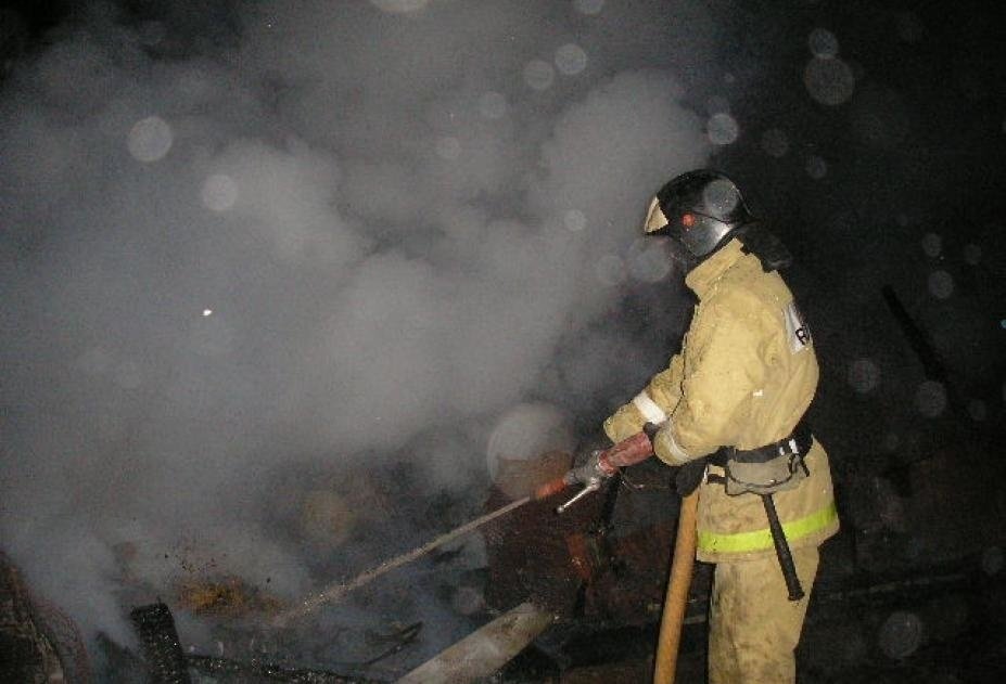 Пожар в хозяйственной постройке в городском округе Ленинский