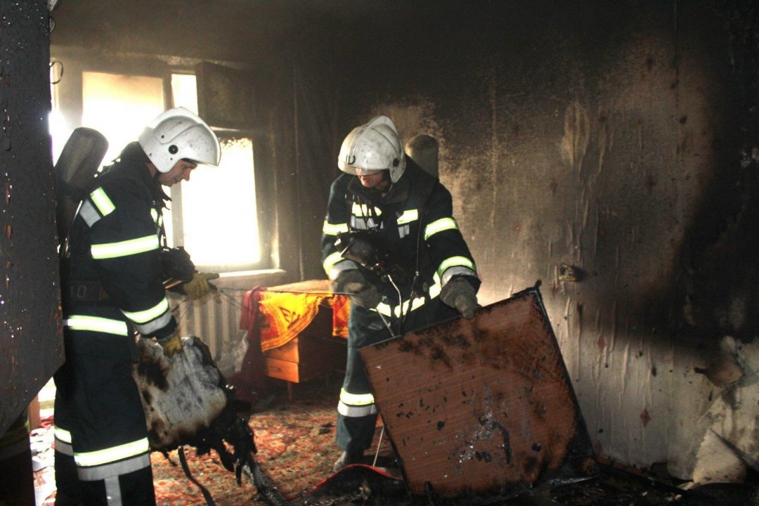 Пожар в нежилом здании в городском округе Ленинский
