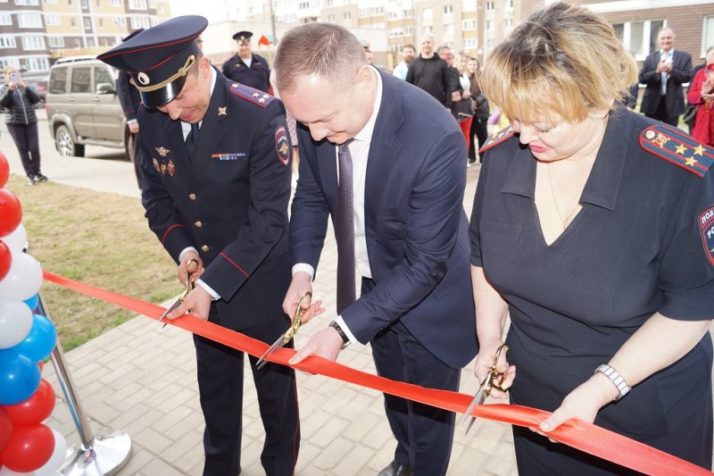 В Ленинском г.о. состоялось торжественное открытие нового участкового пункта полиции